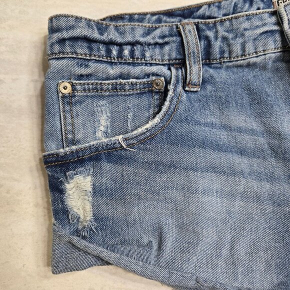 Free People Micro Booty Shorts Womens 27 Distressed Spring Break Festival Boho - Picture 6 of 13